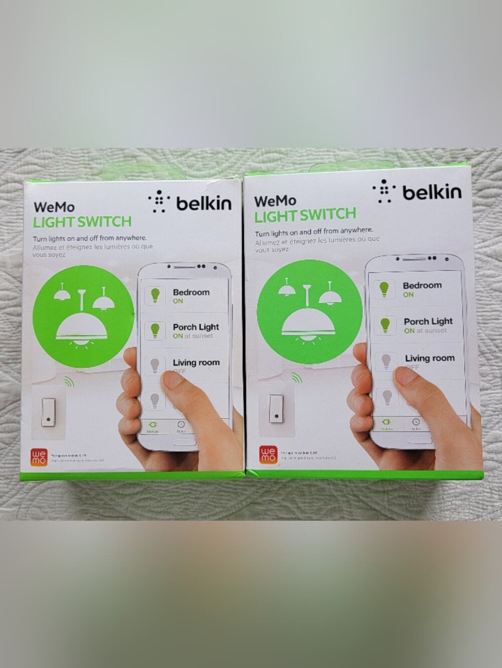 Belkin WeMo Wi‑Fi Smart Light Switch  F7C030f One Box New One box opened See pic